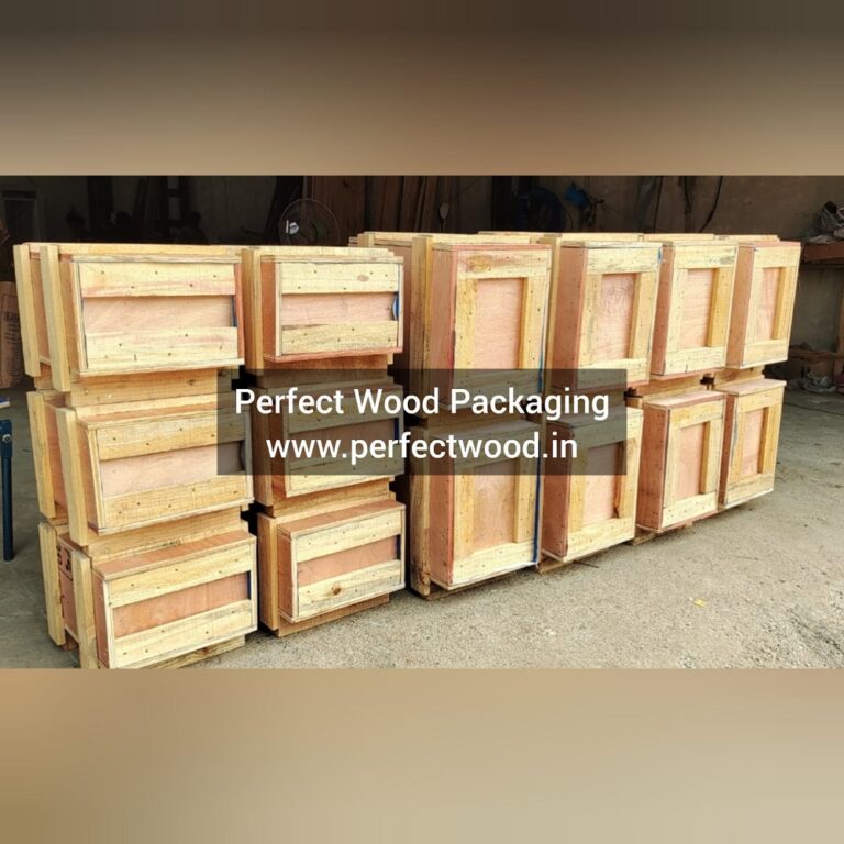 Plywood box for textile spare export
