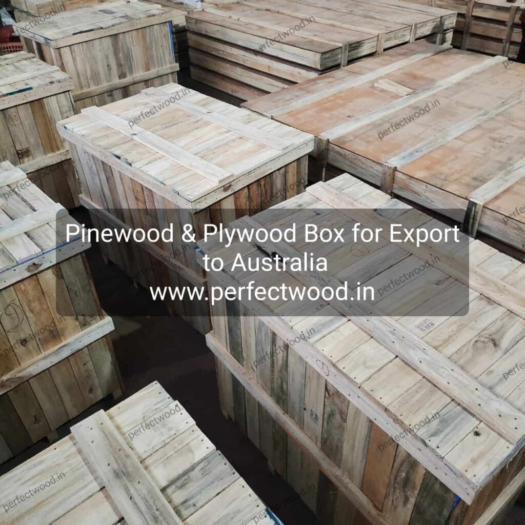 Pinewood Box for Export to Australia by Perfect Wood Packaging