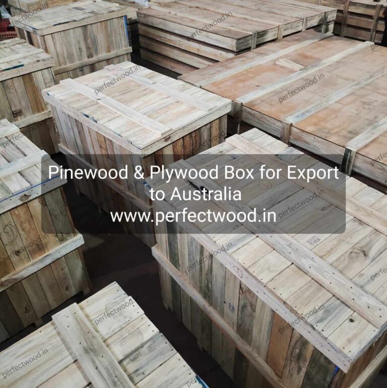 Pinewood Box for Export to Australia by Perfect Wood Packaging