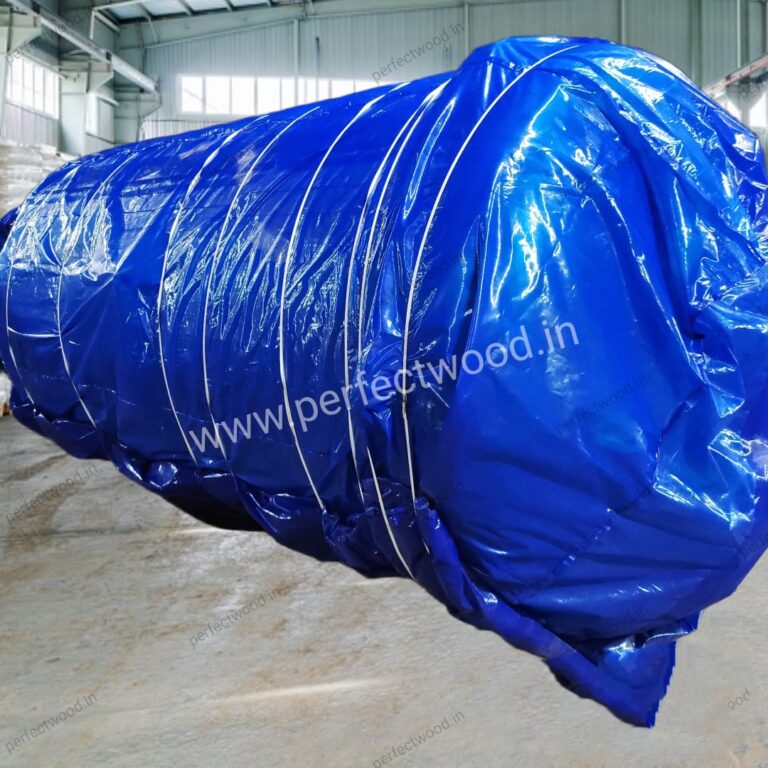 Silpaulin cover for export packing