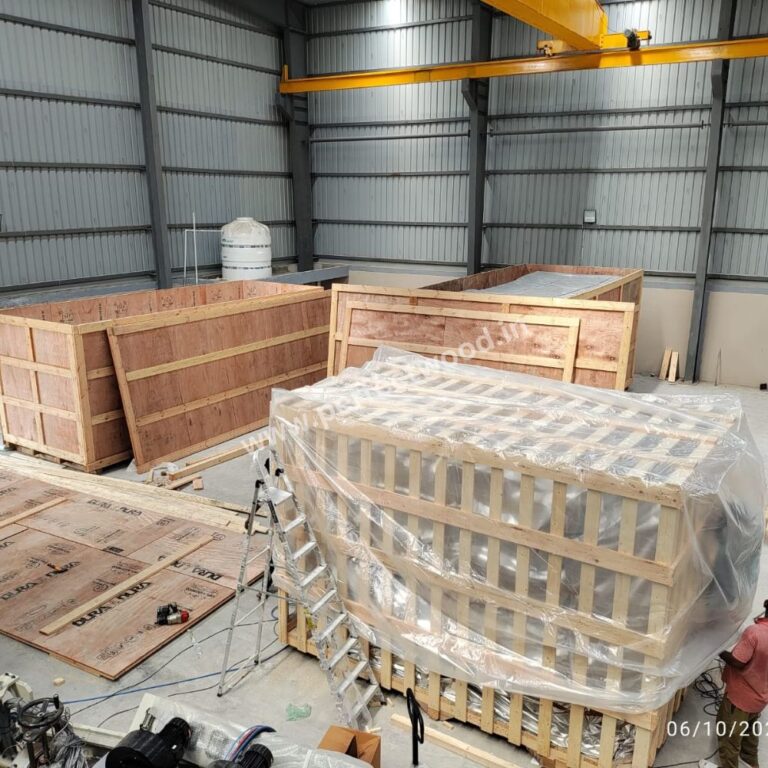 Pinewood Crate box for Export Packing
