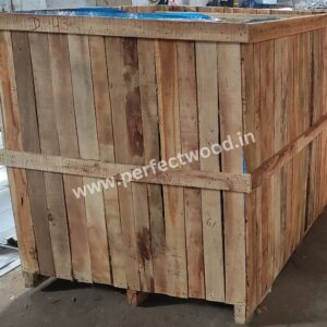Jungle Wood Box for machine packaging