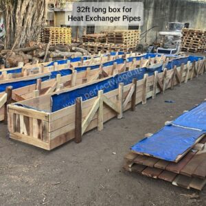 Jungle wood long wooden box