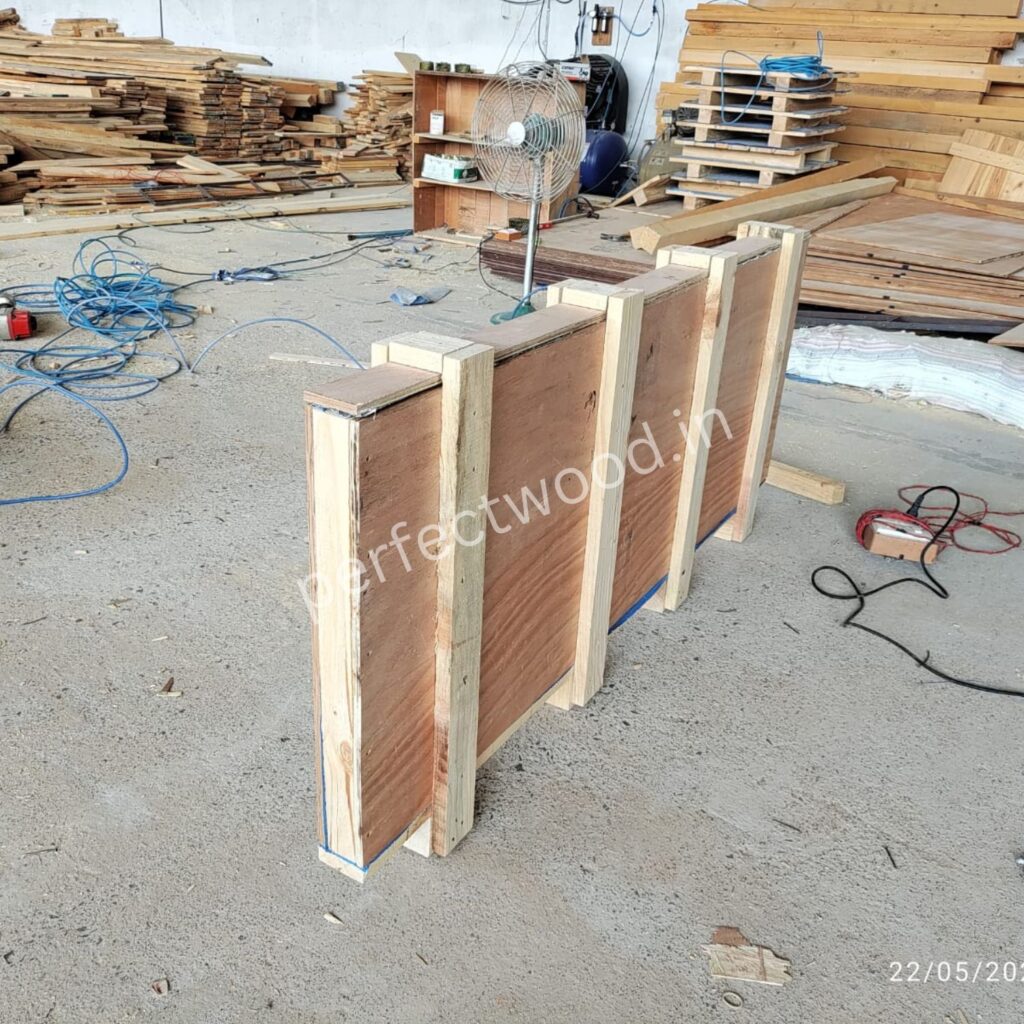 plywood box for glass