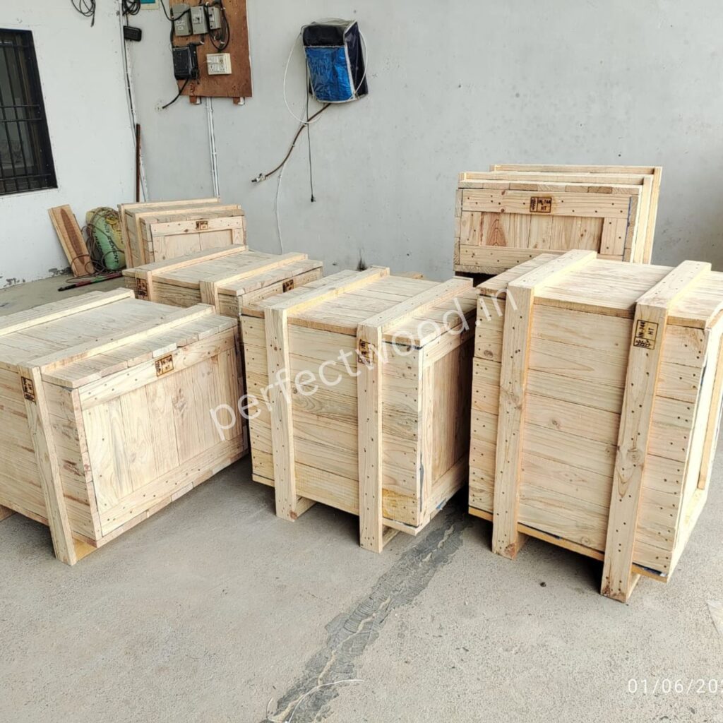 wooden box for export packing