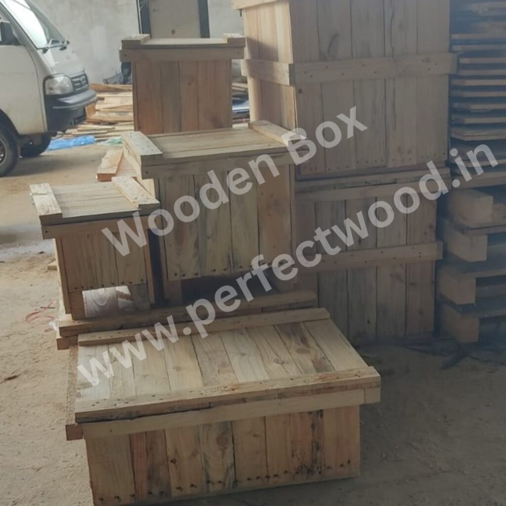 pinewood box for export