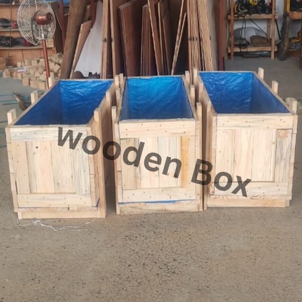 wooden box for export packing