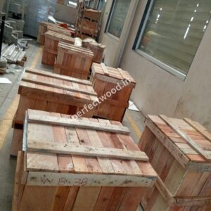 domestic packing of machine with wooden box
