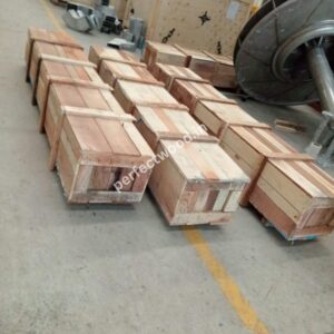 long wooden box for packing