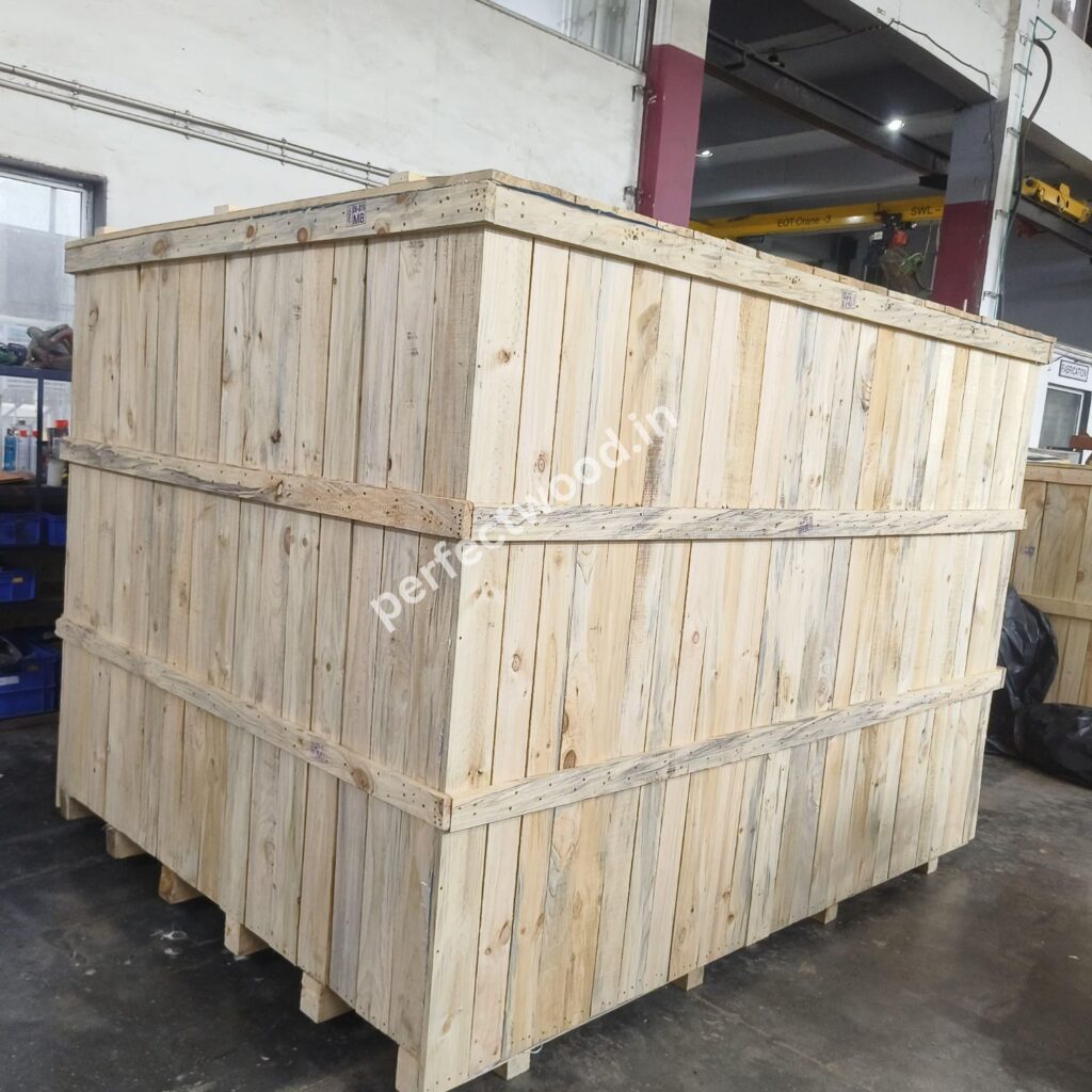 pinewood heavy duty wooden box