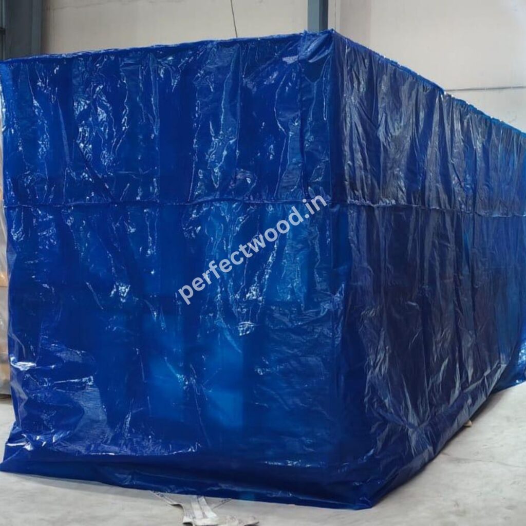 silpaulin cover for box packing