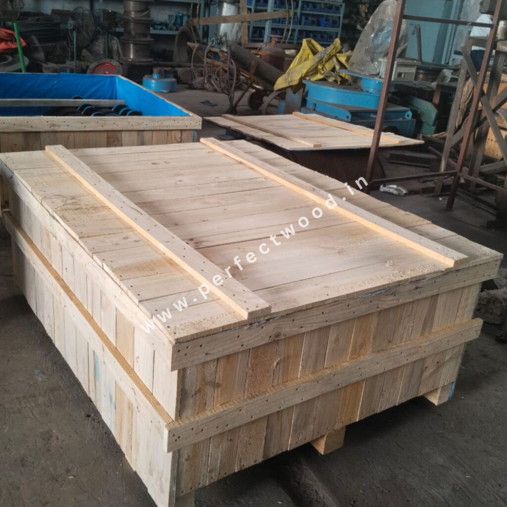pine wood packing box