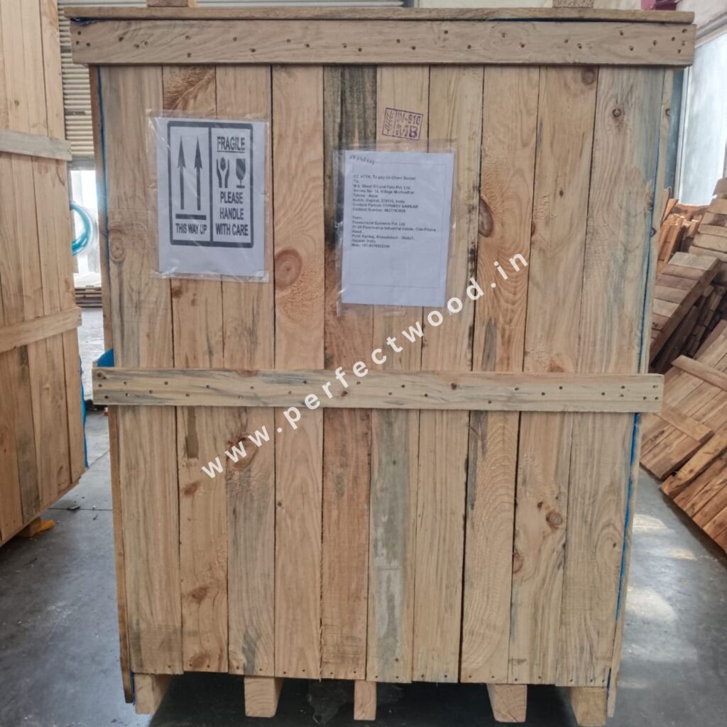 export fumigated wooden box