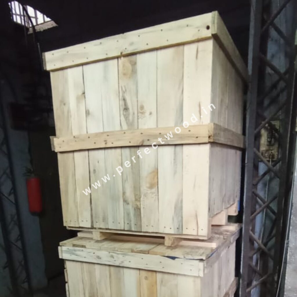 pinewood export wooden box