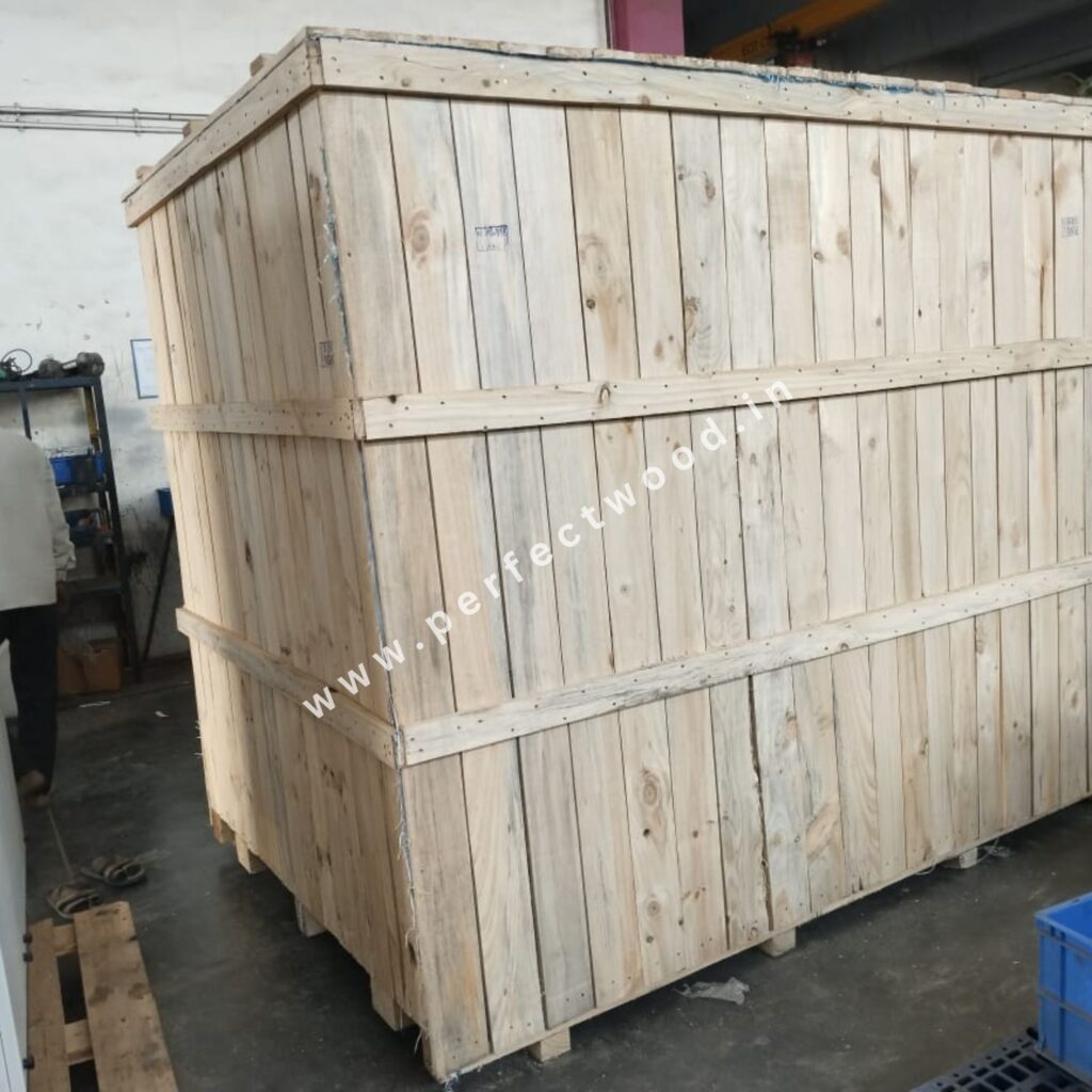 pinewood export wooden packing box